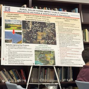 Poster of Solar Farm Information